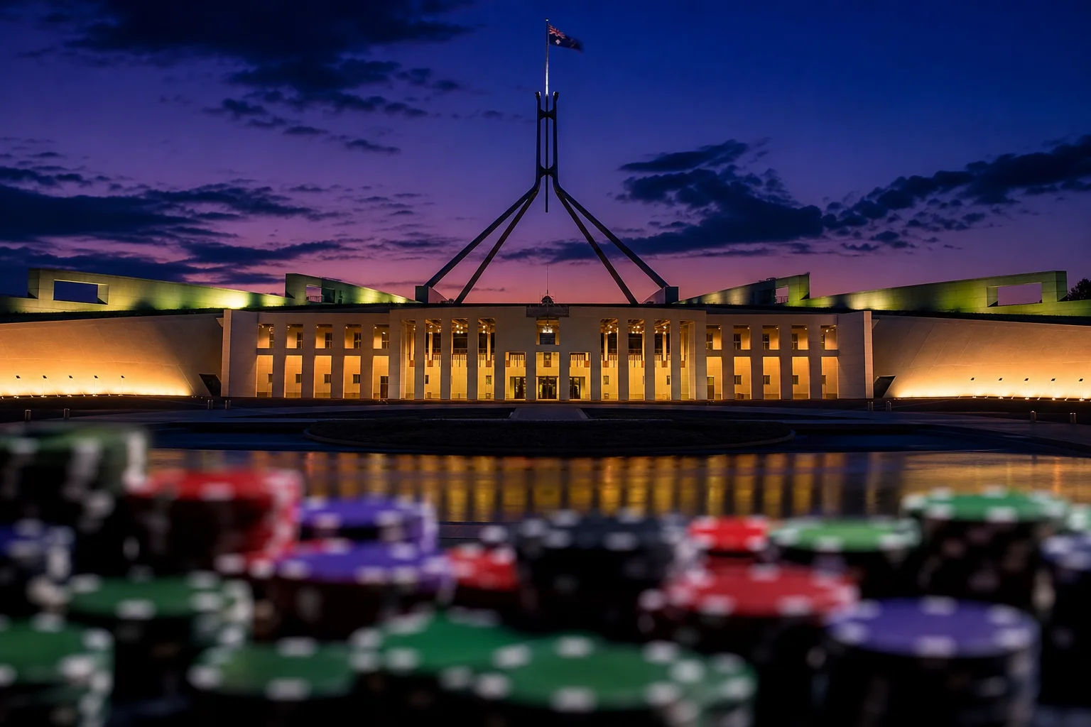 Editorial city guide graphic for Avantgarde Casino readers in Canberra, ACT