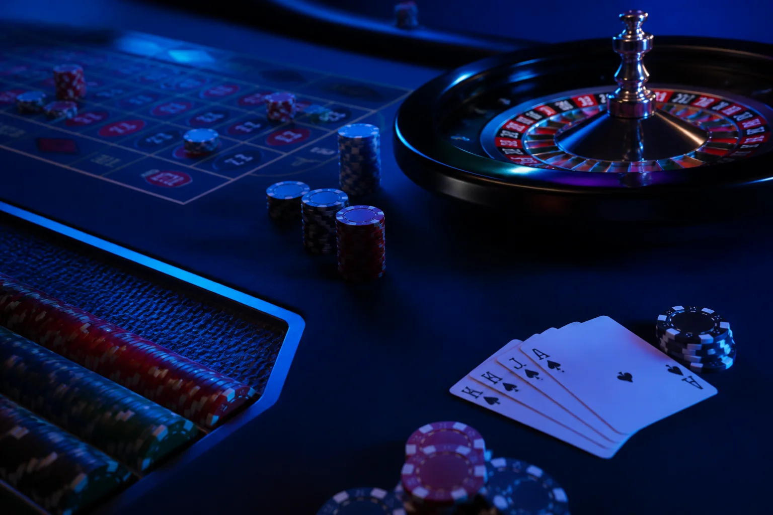 Table and live game categories in an Avantgarde Casino-style lobby