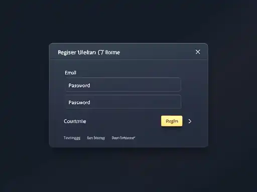 Avantgarde Casino registration form in browser